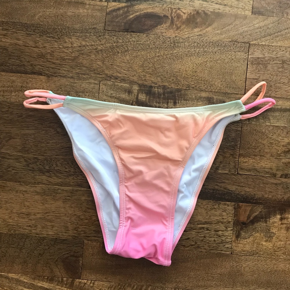 NEW Mermaid Bikini Swimsuit 2 piece shell ombre L - Picture 6 of 7